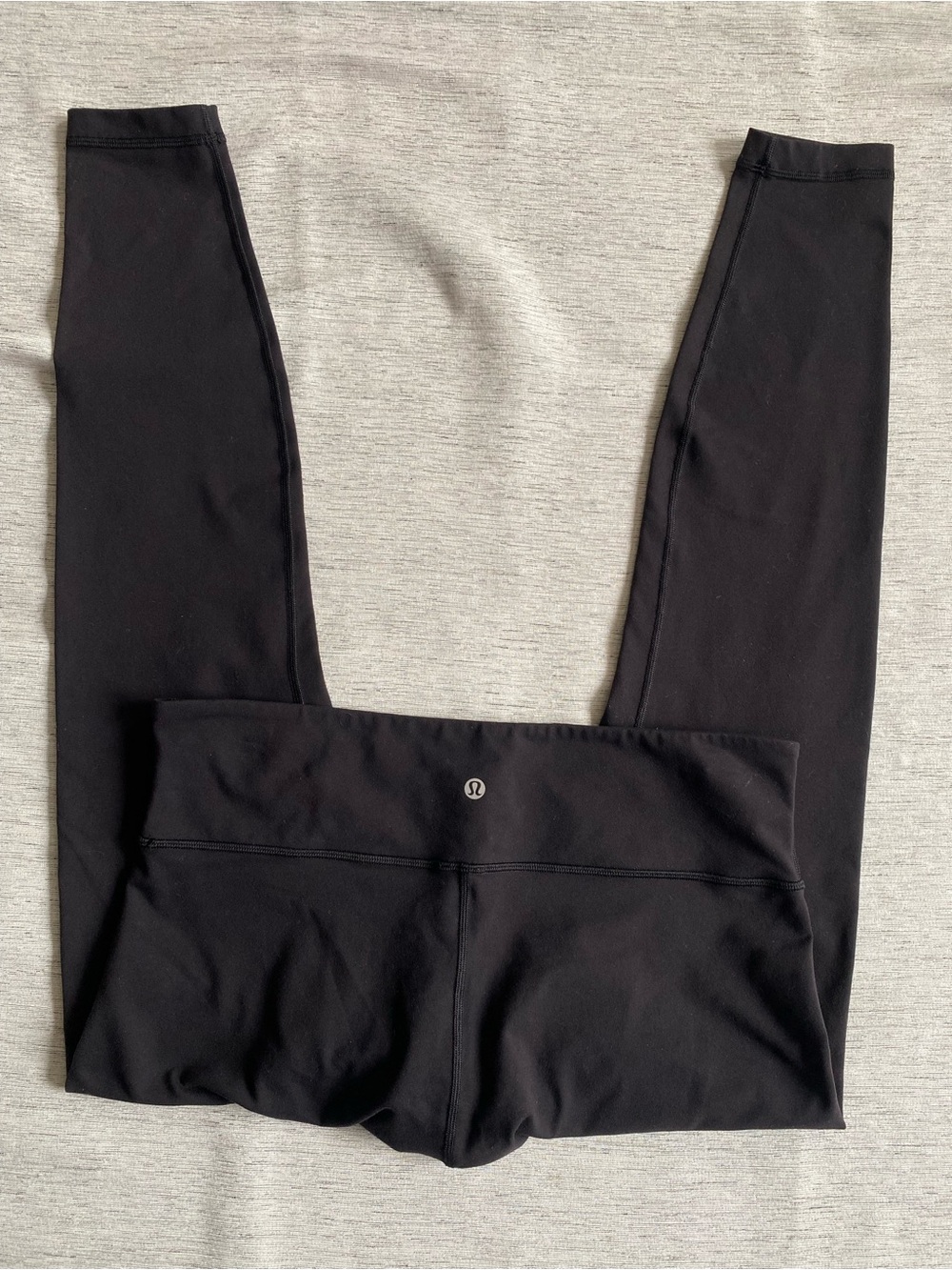 Lululemon High Rise Ankle Leggings 28" Black 12 Women's Athleisure Stretch